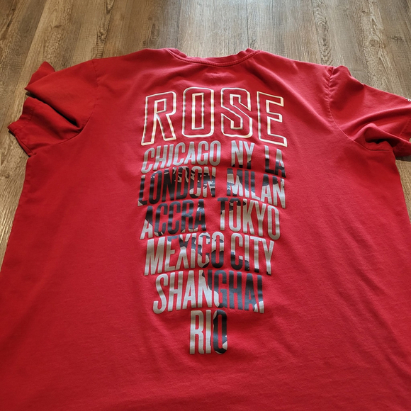 Adidas Regular Fit Chicago's Finest Derek Rose T-Shirt Mens Size XXL - Picture 6 of 8